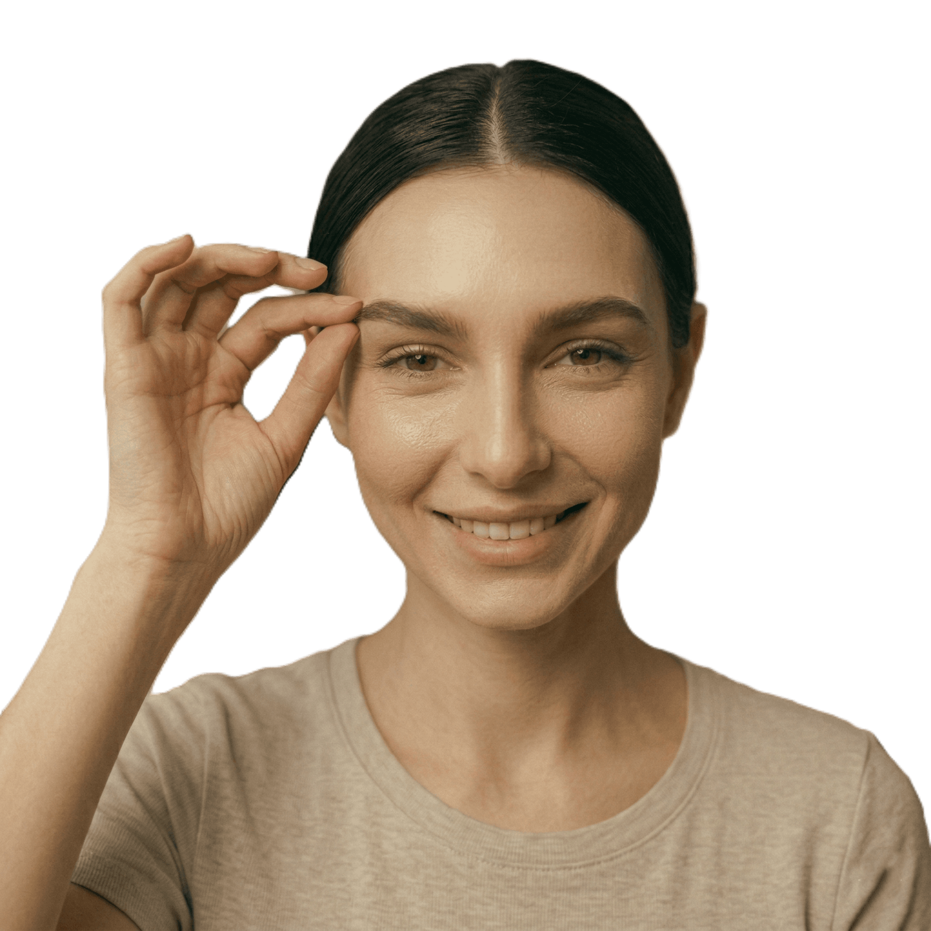 Résultat greffe de sourcils naturelle